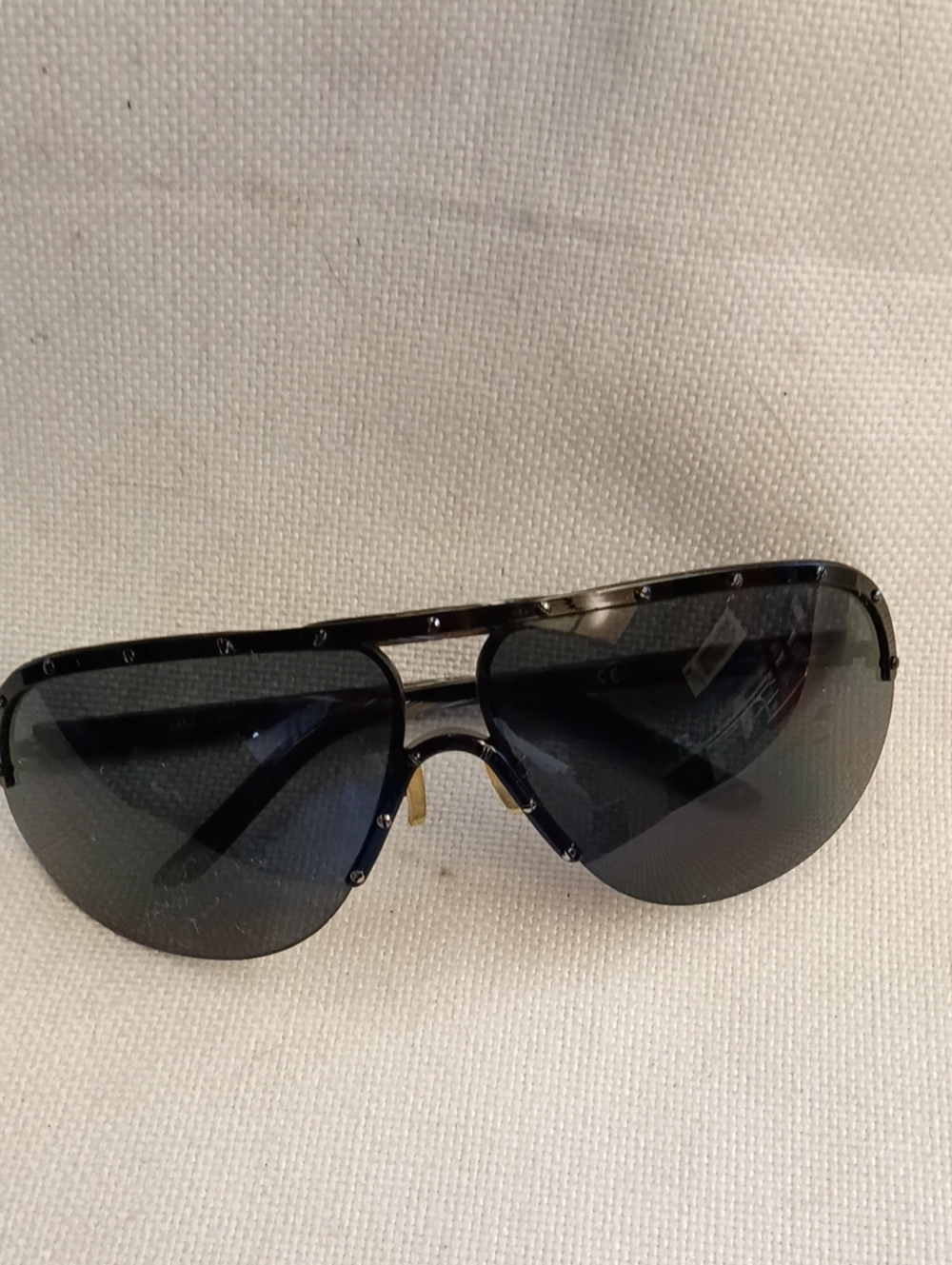 Valentino Women's Sunglasses Black/Gray Frame, Dark Smoke Lenses